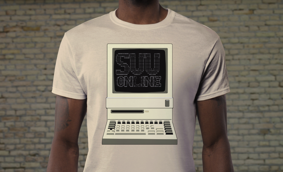 Old Computer T-shirt Design